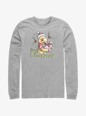 Disney Winnie The Pooh Berry Christmas Long-Sleeve T-Shirt