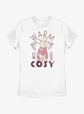 Disney Winnie The Pooh Piglet Warm and Cosy Womens T-Shirt