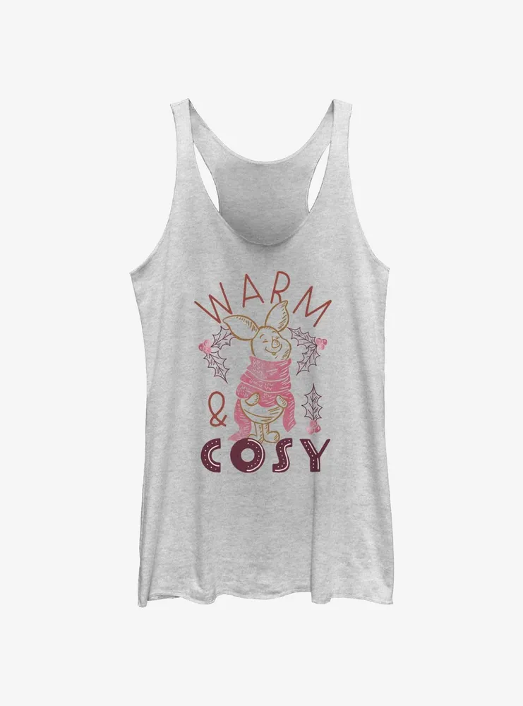 Disney Winnie The Pooh Piglet Warm and Cosy Womens Tank Top