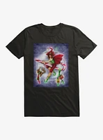 Christmas Witch T-Shirt by Brigid Ashwood