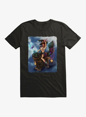 Witch Transpurrtation T-Shirt by Brigid Ashwood