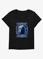 Celtic Black Cat Girls T-Shirt Plus by Brigid Ashwood