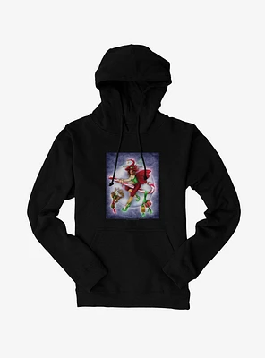 Christmas Witch Hoodie by Brigid Ashwood