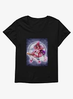 Frosted Fantasia Witch Girls T-Shirt Plus by Brigid Ashwood