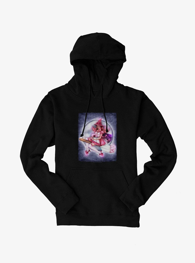 Frosted Fantasia Witch Hoodie by Brigid Ashwood