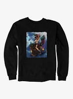 Witch Transpurrtation Sweatshirt by Brigid Ashwood