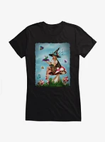 Frog Prince Girls T-Shirt by Brigid Ashwood