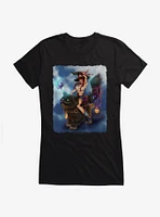 Witch Transpurrtation Girls T-Shirt by Brigid Ashwood