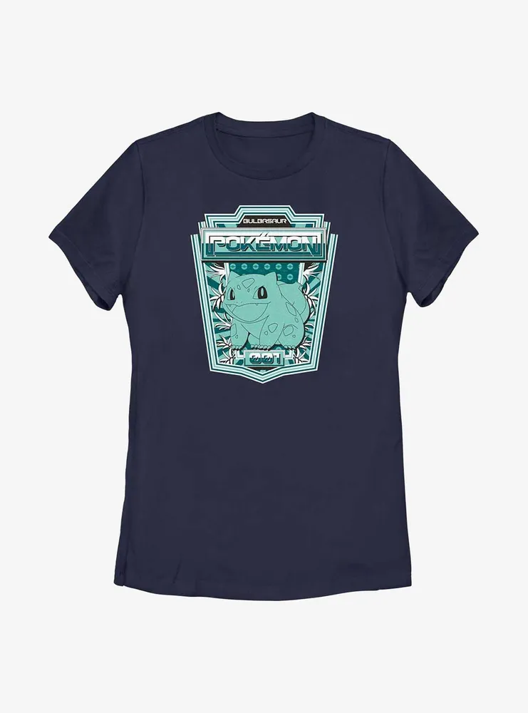 Pokemon Bulbasaur Badge Womens T-Shirt