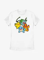 Pokemon Kanto Group Womens T-Shirt