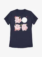 Pokemon Clefairy Emotes Womens T-Shirt