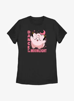 Pokemon Clefairy Dance The Moonlight Womens T-Shirt