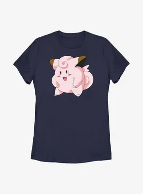 Pokemon Clefairy Pose Womens T-Shirt