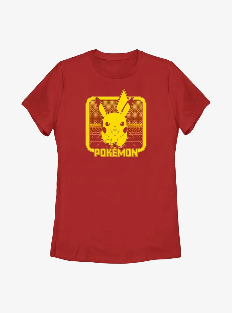 Pokemon Digital Pikachu Womens T-Shirt