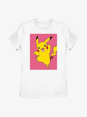 Pokemon Pikachu Leap Womens T-Shirt