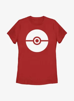 Pokemon Pokeball Simple Womens T-Shirt