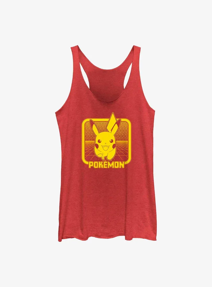 Pokemon Digital Pikachu Womens Tank Top