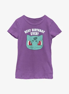 Pokemon Bulbasaur Best Birthday Youth Girls T-Shirt