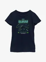 Pokemon Bulbasaur Grid Youth Girls T-Shirt