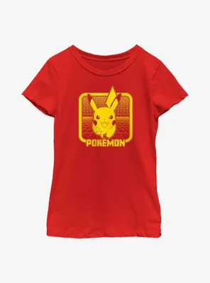 Pokemon Digital Pikachu Youth Girls T-Shirt