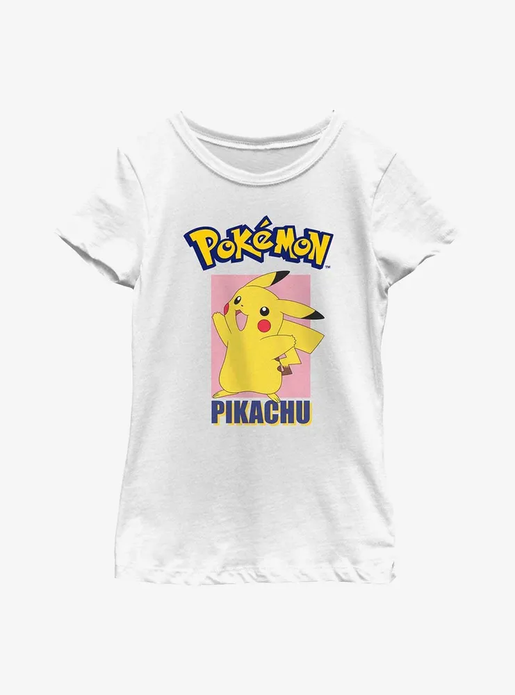 Pokemon Pikachu Pose Youth Girls T-Shirt