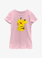 Pokemon Pikachu Back Youth Girls T-Shirt