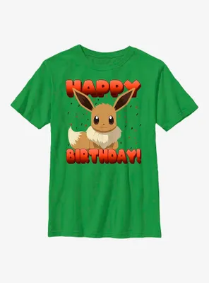 Pokemon Eevee Birthday Youth T-Shirt