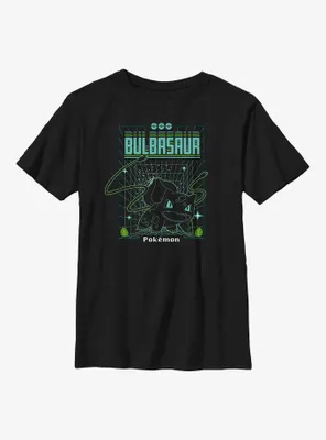 Pokemon Bulbasaur Grid Youth T-Shirt