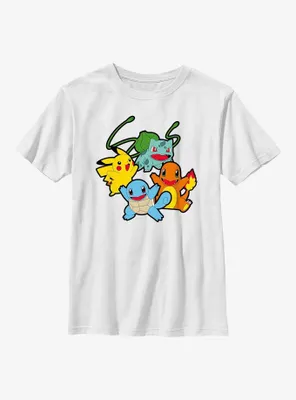 Pokemon Kanto Group Youth T-Shirt