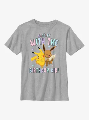 Pokemon Besties Birthday Youth T-Shirt