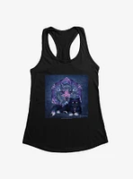 Celtic Black Fluffy Cat Girls Tank by Brigid Ashwood