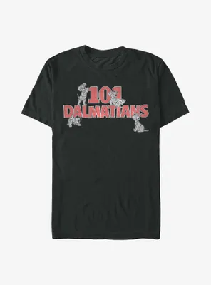 Disney 101 Dalmatians Pups Logo T-Shirt