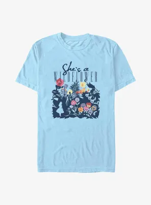 Disney Alice Wonderland She's A Wildflower T-Shirt