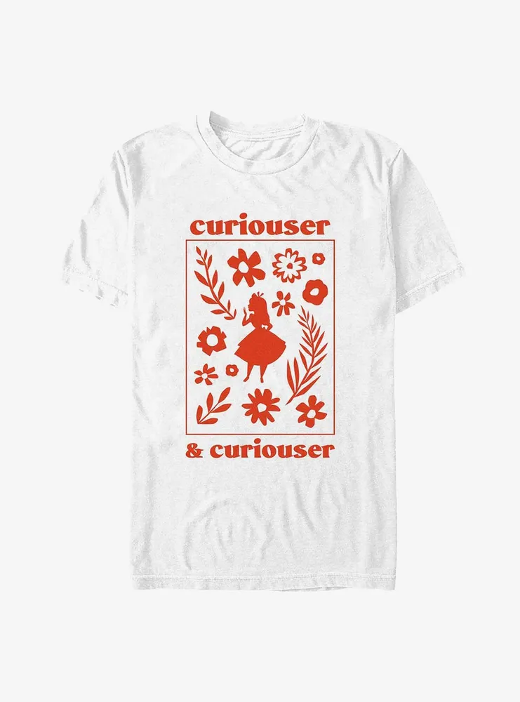 Disney Alice Wonderland Curiouser and T-Shirt