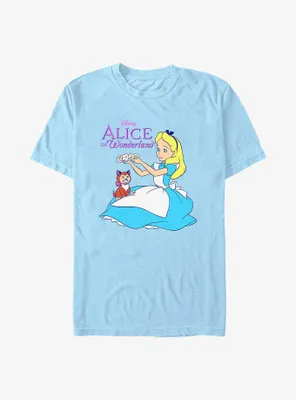 Disney Alice Wonderland Dinah Flower Crown T-Shirt