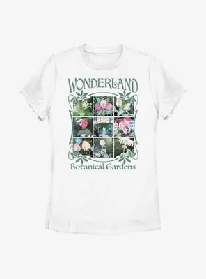 Disney Alice Wonderland Botanical Gardens Womens T-Shirt