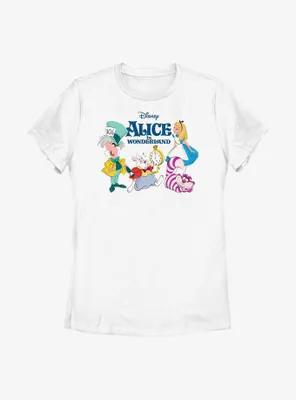 Disney Alice Wonderland Friends Womens T-Shirt