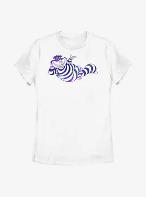 Disney Alice Wonderland Space Cheshire Cat Womens T-Shirt