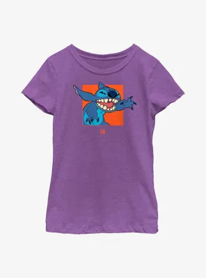 Disney Lilo & Stitch Awkward Hi Youth Girls T-Shirt