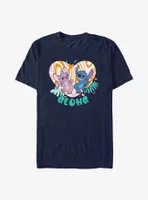 Disney Lilo & Stitch Angel and Groovy Heart T-Shirt