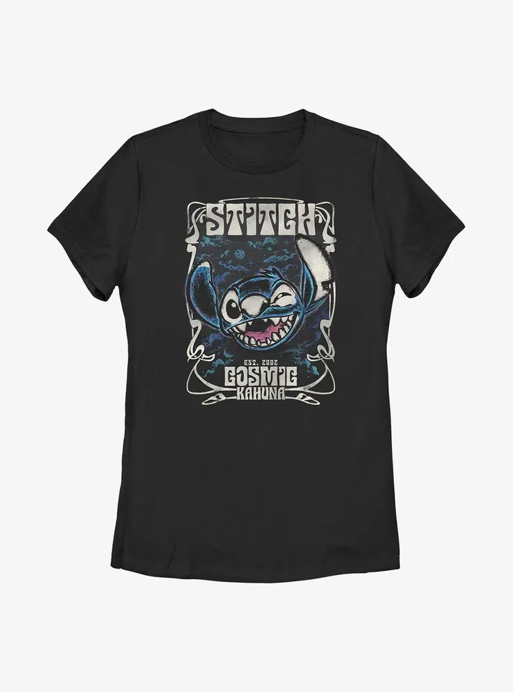 Disney Lilo & Stitch Cosmic Kahuna Womens T-Shirt