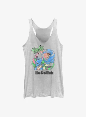 Disney Lilo & Stitch Beach Day Womens Tank Top