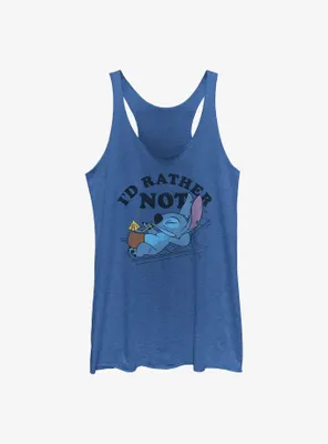 Disney Lilo & Stitch I'd Rather Not Womens Tank Top