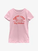 Disney Mickey Mouse Puppy Love Youth Girls T-Shirt