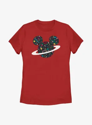 Disney Mickey Mouse Planet Womens T-Shirt