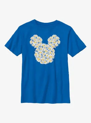 Disney Mickey Mouse Daisy Flower Fill Youth T-Shirt