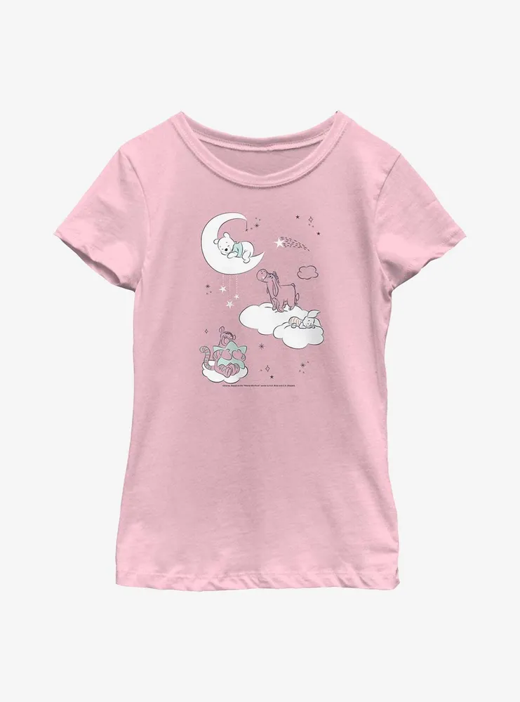 Disney Winnie The Pooh Group Dreams Youth Girls T-Shirt