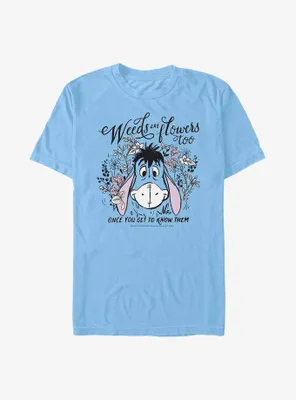 Disney Winnie The Pooh Eeyore Weeds Are Flowers T-Shirt