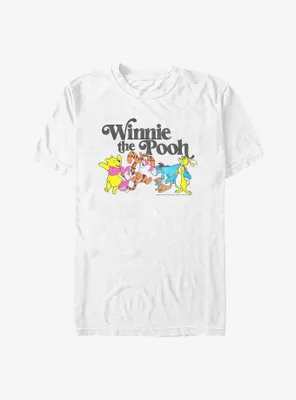 Disney Winnie The Pooh Neon Group T-Shirt