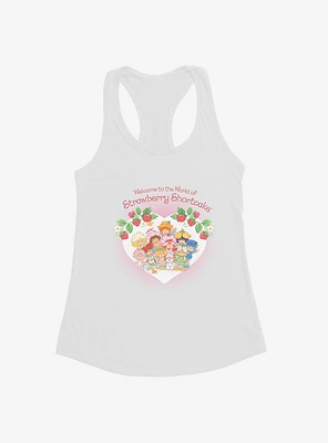 Strawberry Shortcake Welcome World Girls Tank Top